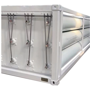 ISO DOT Standard 20FT 40FT CNG Hydrogen Skid Container CNG Hydrogen Truck Trailer Skeleton Semi Trailer