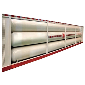 20FT 40FT Seamless Gas Cylinder CNG Tube Trailer Station for CNG Mobile Station 