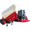 Single Silo V Ttpe Pneumatic Bulk Dry Powder Fly Ash Cement Mixer Tanker Truck Trailer