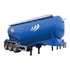 Carbon Steel Material Dry Mixed Mortar Vertical Powder Tanker Fly Ash Semi Trailer Truck