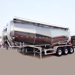 Single Silo Souble Silo 51cbm Bulk Cement Mixer Tanker Trailer for Sale Powder Cement Tanker Trailer