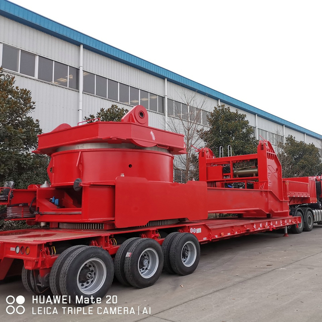 Extendable Blade 65-72 meters Transport Trailer Specialized Wind Turbine Blade Carrier in Brazil