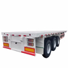 3 Axle 40FT Container Vehicle Dangerous Goods Bulk Caroges Transportation Skeleton Truck Flatbed Truck Semi Trailer
