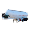 3 Axle V Shape Diesel Engine Feed Cement Truck Semi Trailers with Sediment Powder Tank Truck for Sale