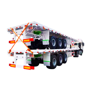 Payload 80 Tons 2 3 Axles Transport CNG Hydrogen Skid Container Chassis Skeleton Truck Trailer