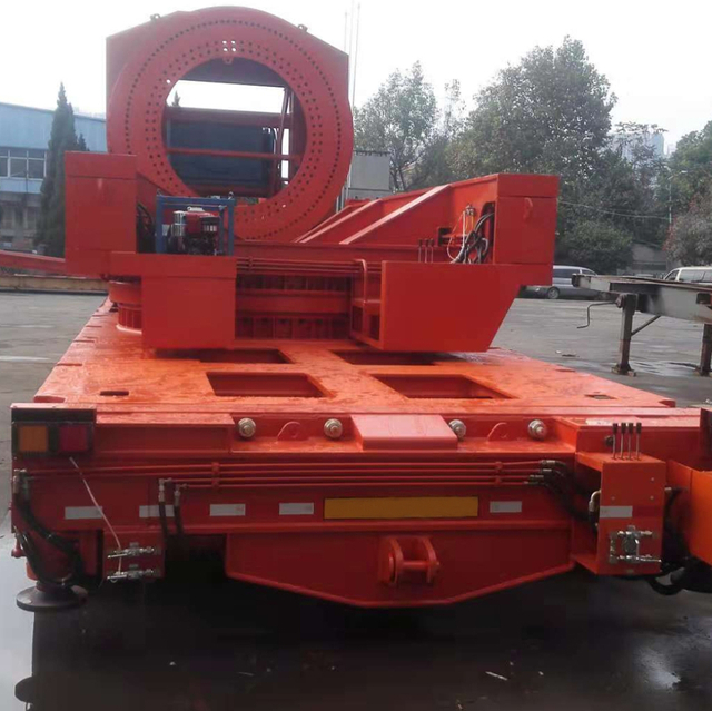 Heavy Duty 360 Degree Rotary Windblade Transport Euipment Tower Blades Windmill Turbine Semi Trailer