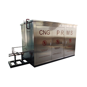 5000nm3/H Pressure Regulating Skid And Metering Unit CNG Prms Pru with Heater Siemens PLC Cabinet