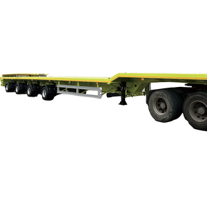 Extendable 4 Axle Wind Blade Trailer Windmill 72 Meters Blade Trailer Truck 
