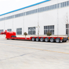 8 Axles Normal Hydraulic Steering Flatbed Lowbed Lowboy Modular Semi Trailer 