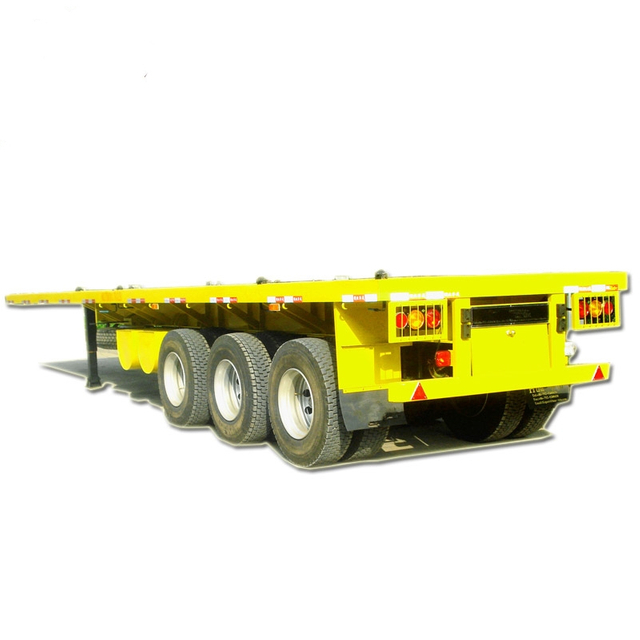 Customized 20ft 40FT Container Truck Vehicle Flatbed Skeleton Truck Trailer in Africa