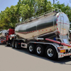 50 60 Ton Dry Bulk Cement Powder Truck Trailer in Algeria