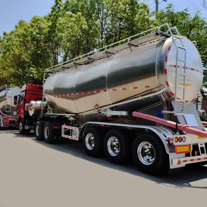 50 60 Ton Dry Bulk Cement Powder Truck Trailer in Algeria