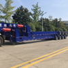 Wind Turbine Blade Trailer with Adjustable Steering System Low Flatbed Trailer for Efficient Blade Transport