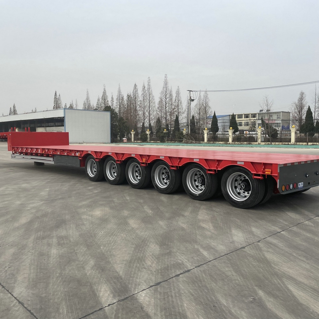 Gooseneck Lowbed Trailer for Transporting Heavy Equipment Ideal for Excavators Loaders Harvesters and Large Machinery