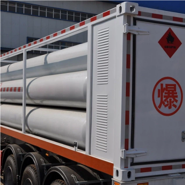 Gas Skid Bundle Container Truck Trailer