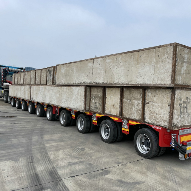 Hydraulic Axle Trailer ISO9001 Certified High-Strength Steel OEM Available