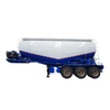 Customized 60 cbm Double Silo Large Capacity Dry Bulk Cement Feed Fly Ash Tanker Semi Trailer Truck