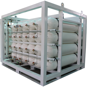CNG Cascade Cylinder Bank Ground Skid Storage for Natural Gas