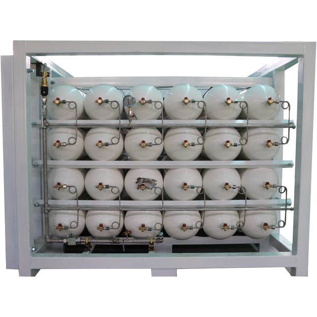 CNG Ground Cascade Storage System High-Pressure Natural Gas Storage Skid