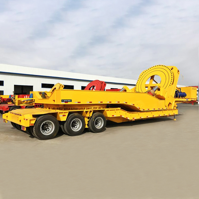 Affordable Blade trailer Wind Energy Transport Trailer Hydraulic Steering Blade Trailer for Mountain Blade Transport