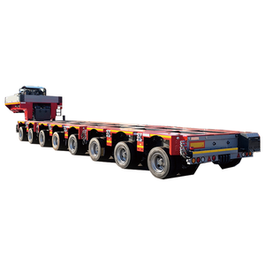 Normal Gooseneck Goldhofer Type Hydraulic Modular Spmt Multi Axle Cargo Trailer Truck Semi Trailer