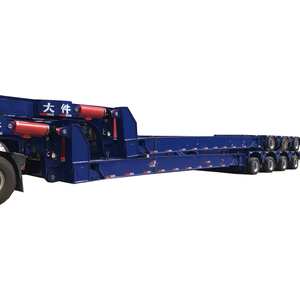 Blade Carrier 72 Meters 4 Axles Long And Wide Heavy Duty Hydraulic Flatbed Semi Trailer
