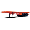 3 Axle 40FT Container Vehicle Dangerous Goods Bulk Caroges Transportation Skeleton Truck Flatbed Truck Semi Trailer
