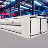 250bar 12 Tube 9260nm3 29.4m3 Seamless Steel Cylinder 20FT 40FT CNG Hydrogen Skid Container Truck Trailer