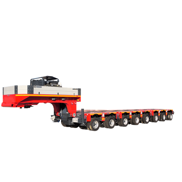 Hydraulic Multi Axle Modular Trailer Can Lift Transport 150 Tons 400 Tons Excavator Cargo Line Truck Trailer