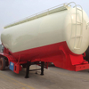 3 Axles 38cbm Alumimum Alloy Bulk Cement Semi Trailer Powder Tanker Trailer Transport Truck Delivery Truck