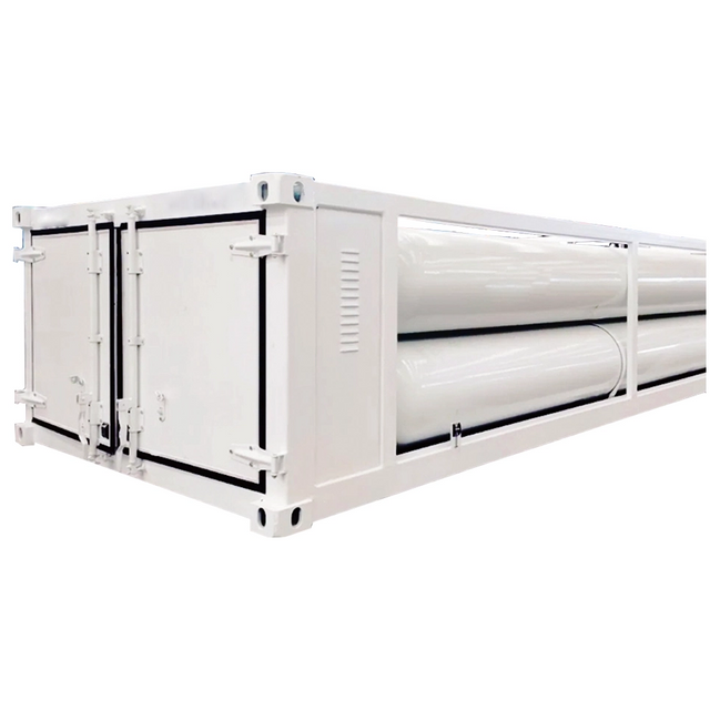 Compressed Hydrogen Gas Storage Tank Vessel Tube Skid for Hydrogen Plant 
