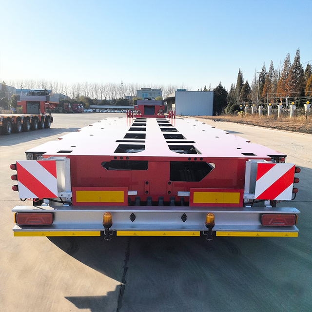 Normal Gooseneck Goldhofer Type Hydraulic Modular Spmt Multi Axle Cargo Trailer Truck Semi Trailer