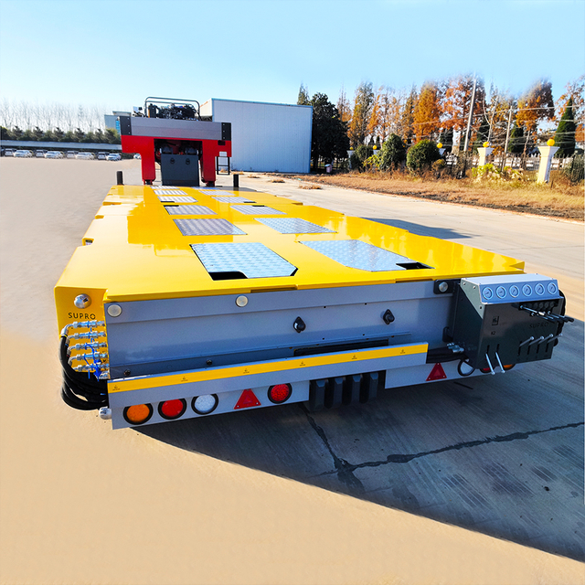 Multi Axles Compatible with Goldhofer Type Hydraulic Steering Modular Flatbed Truck Trailer