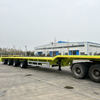 Wind Turbine Blade Trailer with Adjustable Steering System Low Flatbed Trailer for Efficient Blade Transport