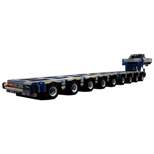 Hydraulic Steering And Lifting Function Overweight Multi Axle Large Goods Utility Trailer