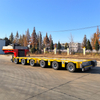 Extendable Gooseneck 200 Tons Multi Axle Flatbed Hydraulic Modular Semi Trailer