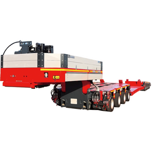  200 Tons Flatbed Lowbed Vehicle Goldhofer Multi Axle Hydraulic Modular Trailer Truck