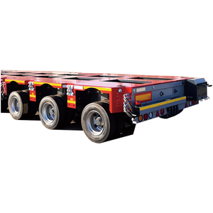 Normal Or Goldhofer Type Gooseneck Multi Axles Hydraulic Modular SPMT Cargo Truck Semi Trailer