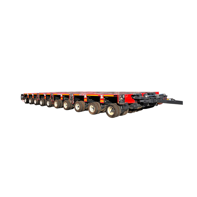 International Standard Axle Trailer with Hydraulic Suspension for Modular Project Logistics Equipment