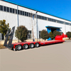 Transport Crane Tow Truck for Industrial Use Hydraulic Gooseneck Lowbed Truck Trailer