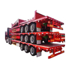 20FT 40FT Shipping Container Dry Flatbed Skeleton Chassis 2 3 Axles Truck for Cargo Utility Truck Trailer