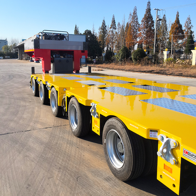 Heavy Duty Modular Trailer Cargo Trailer for Shipbuilding and Marine Transportation Industrial Equipment Transport