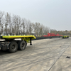 Wind Turbine Blade Trailer with Adjustable Steering System Low Flatbed Trailer for Efficient Blade Transport