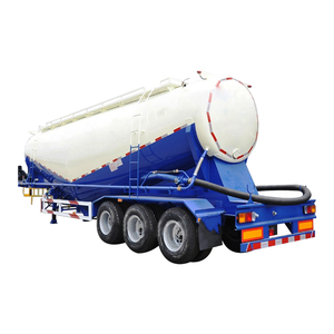 V Type 35cbm Dry Bulk Cement Tanker Transport Powder Truck Trailer with 3 Axle 40 50 60 Ton