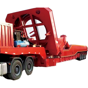 3 Axle Windmill Blade Turbine Hydraulic Flatbed Trailer 