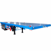 3 Axle 40FT Container Vehicle Dangerous Goods Bulk Caroges Transportation Skeleton Truck Flatbed Truck Semi Trailer