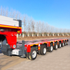 Normal Gooseneck Goldhofer Type Hydraulic Modular Spmt Multi Axle Cargo Trailer Truck Semi Trailer