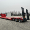 Gooseneck Lowbed Trailer for Transporting Heavy Equipment Ideal for Excavators Loaders Harvesters and Large Machinery