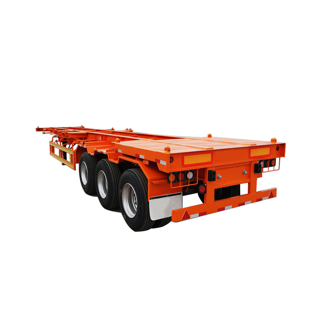 New 2 Axle 3 Axle 20FT 40FT Skeletal Container Skeleton Trailer Chassis Semi Trailer with Twist Locks