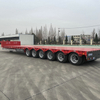 Transport Crane Tow Truck for Industrial Use Hydraulic Gooseneck Lowbed Truck Trailer